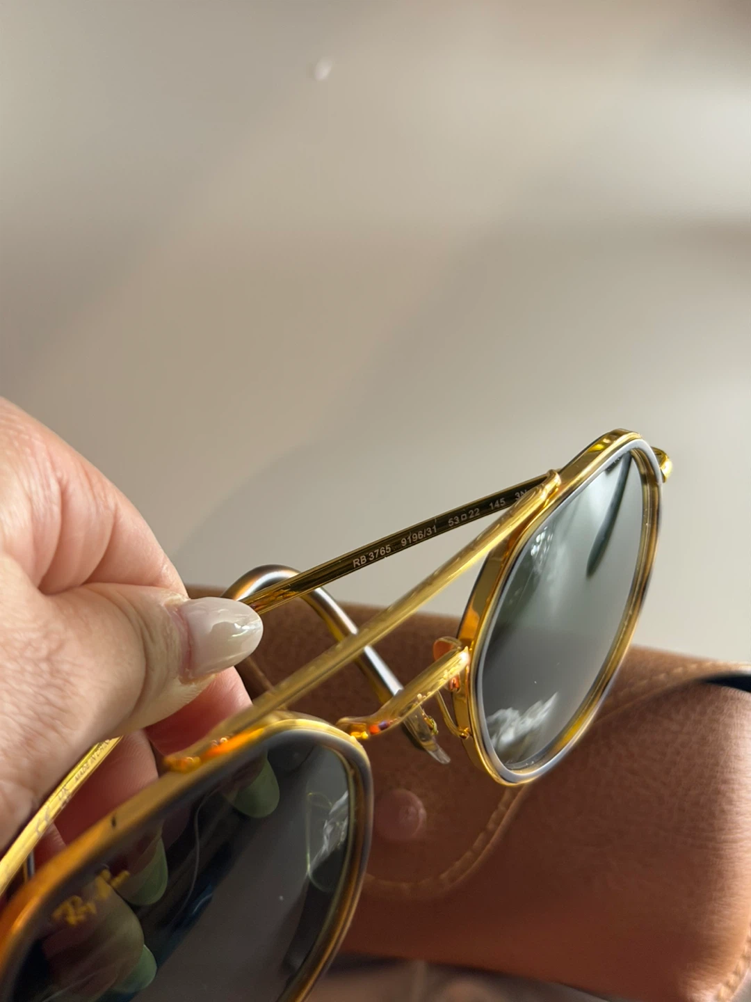 Ray-Ban RB3765 8196/31 Gold Sunglasses - photo 3