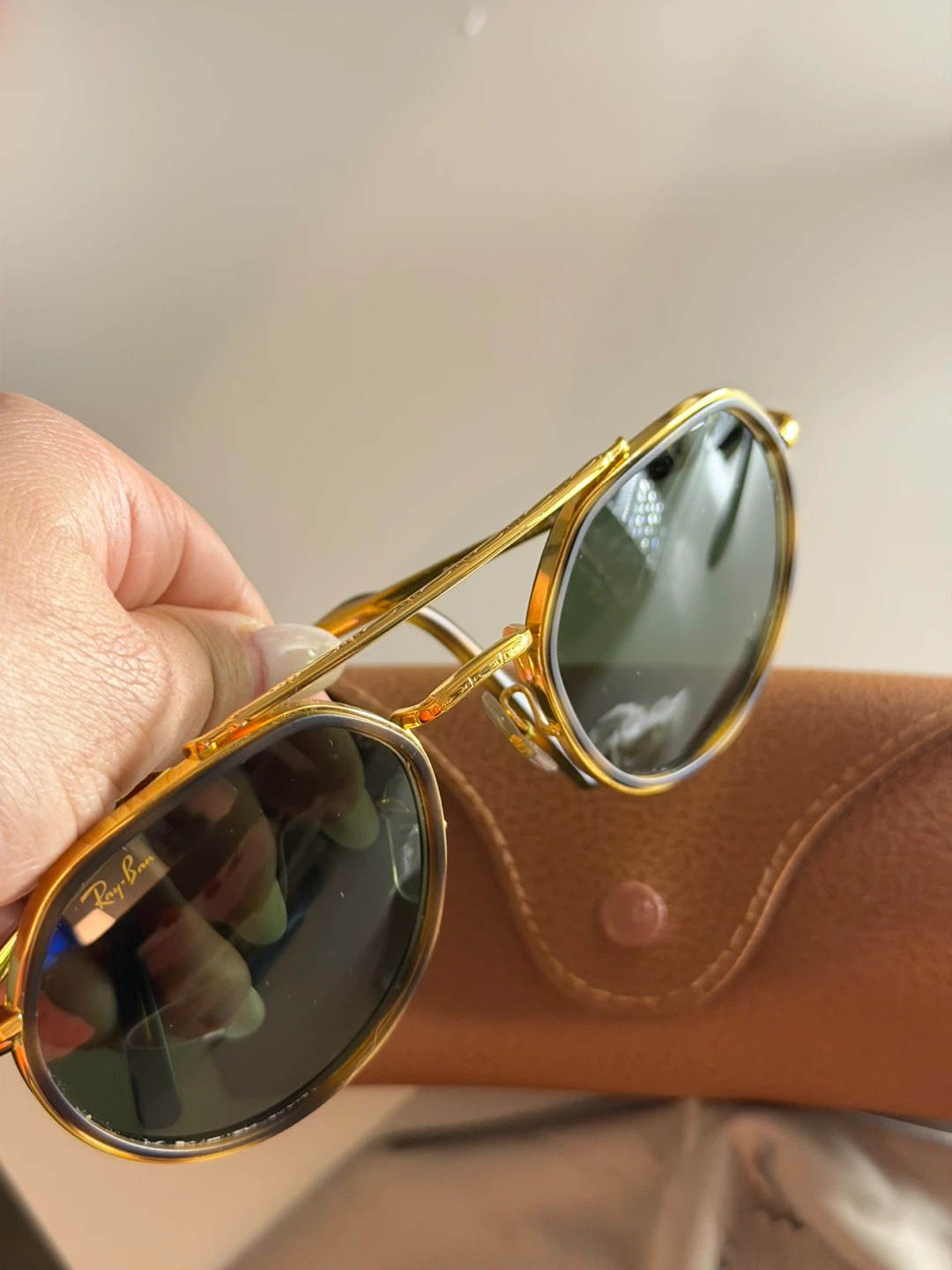 Ray-Ban RB3765 8196/31 Gold Sunglasses - photo 2