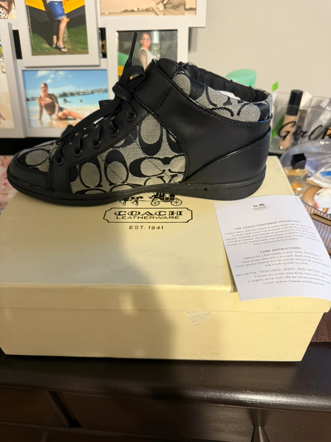 Coach Leatherwear High Top Sneakers - photo 3