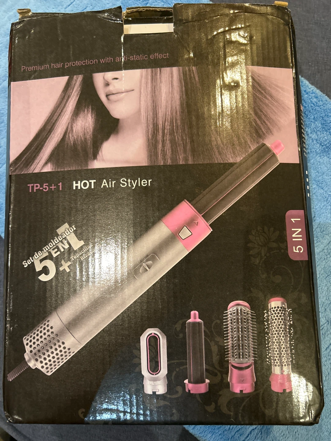 TP-5+1 HOT Air Styler 5 in 1 Dyson air wrap dupe