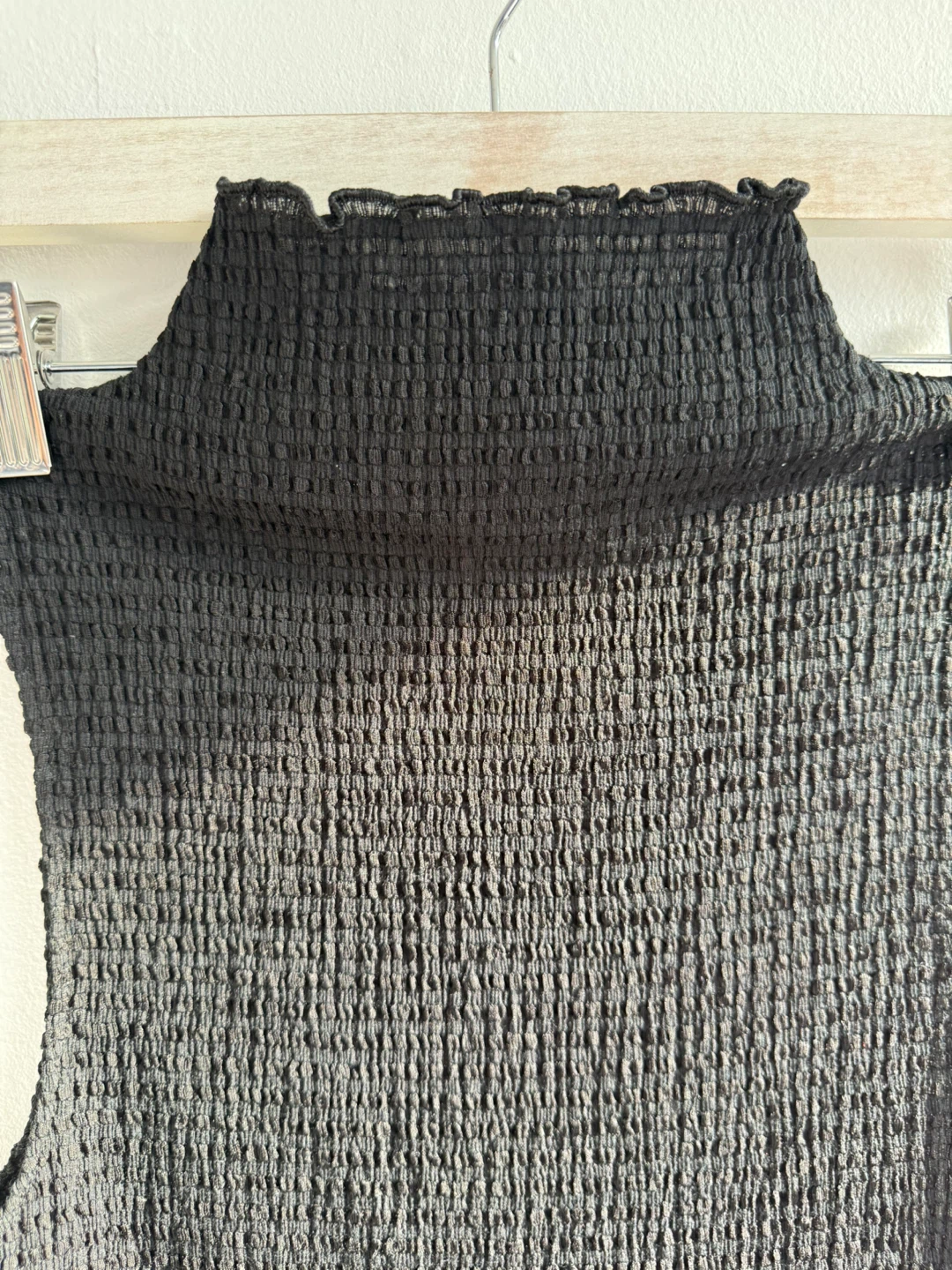 Wilfred Black Smocked Dress - Size S - photo 2