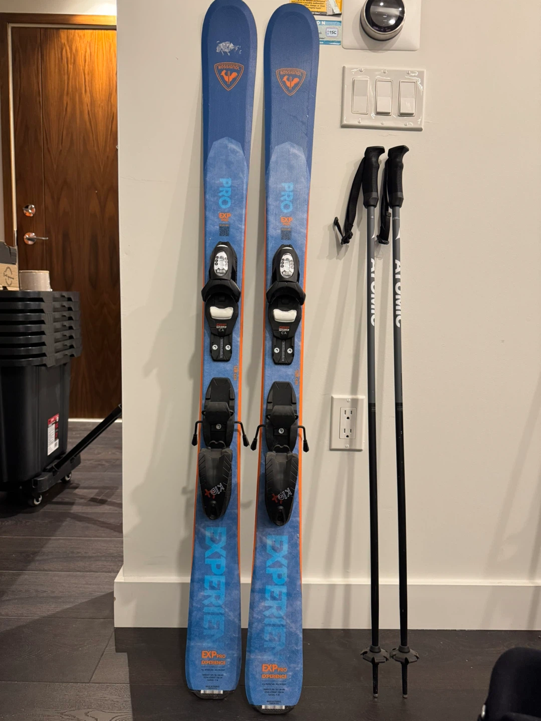 2024 Rossignol  Pro Skis, Atomic Poles  (optional Boots 50$)