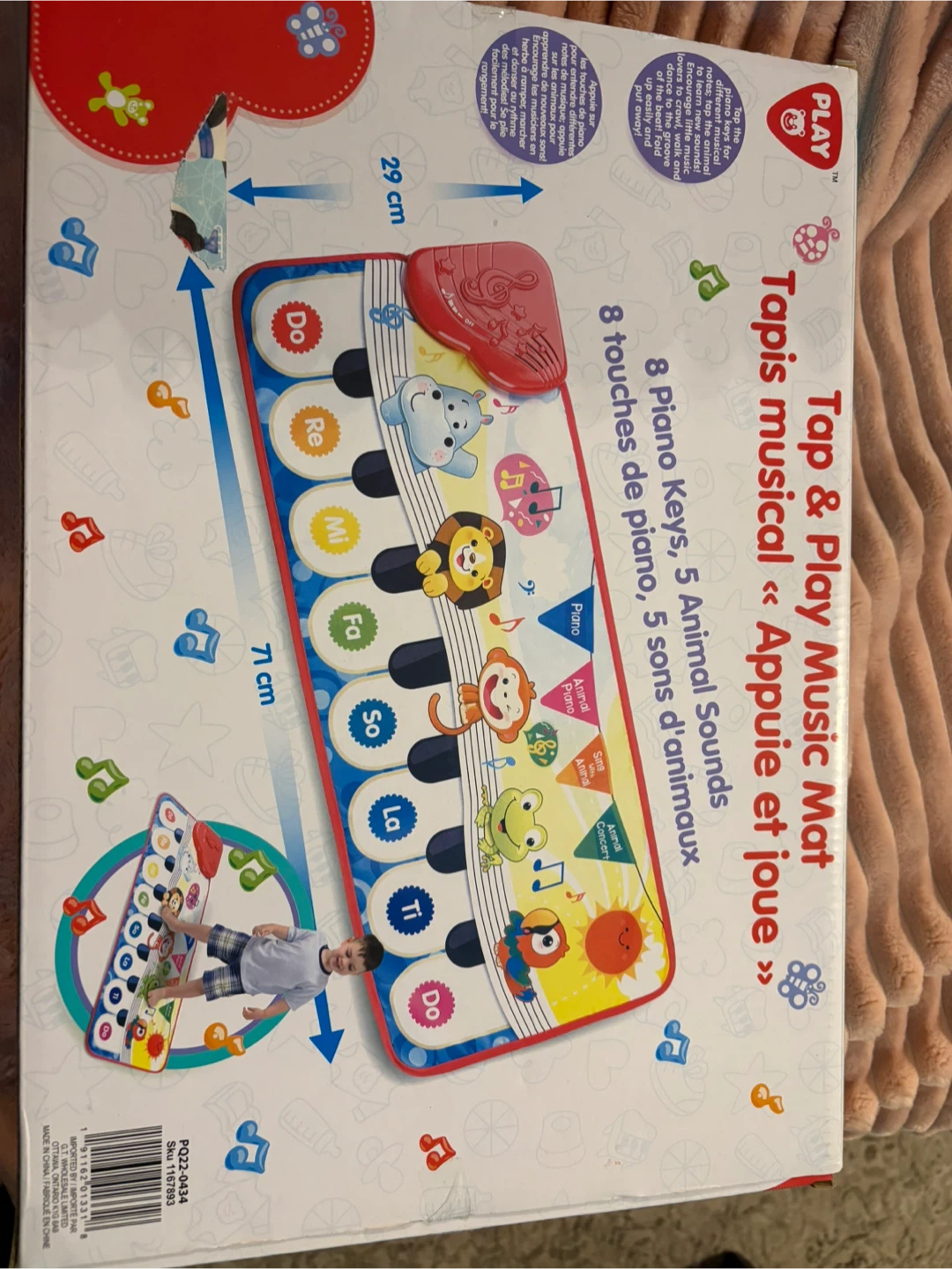 Tap & Play Music Mat - Piano Keys & Animal Sounds