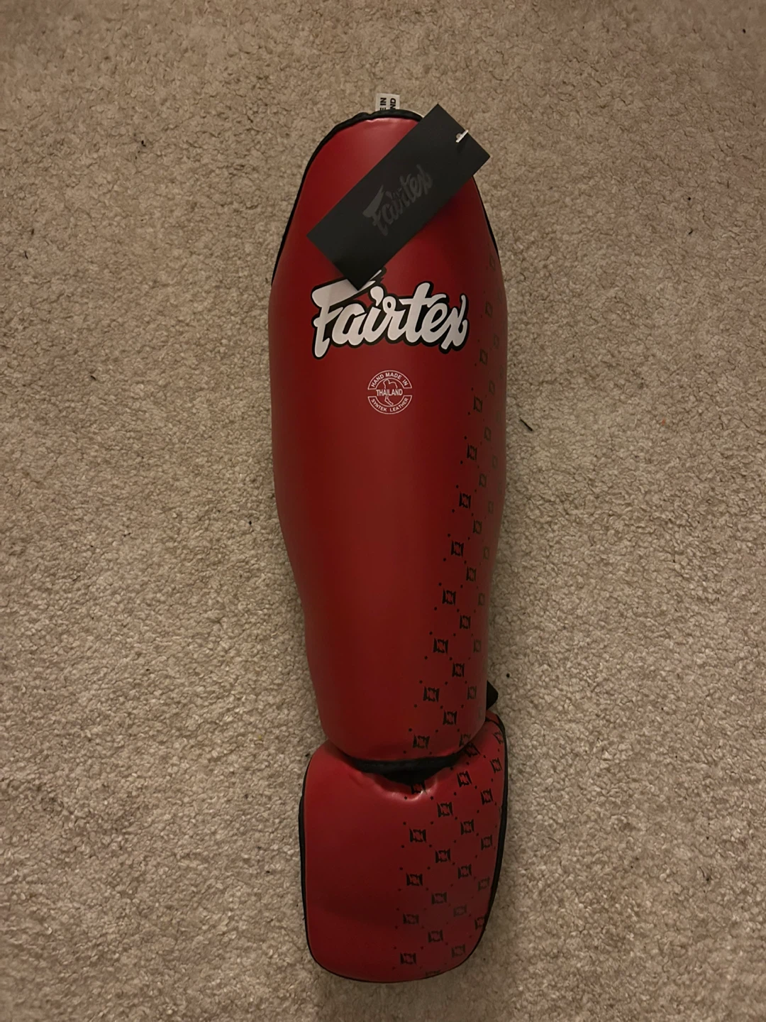 Fairtex Shin Guards - Red size Large
