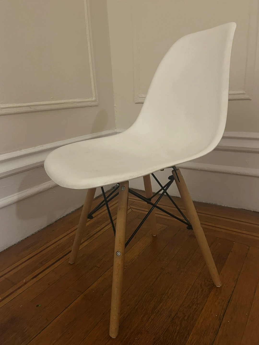 Eames Style White Dining Chair - photo 2