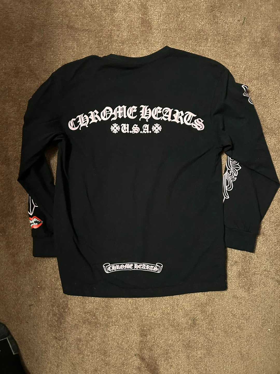Chrome Hearts Black Long Sleeve Shirt - photo 2
