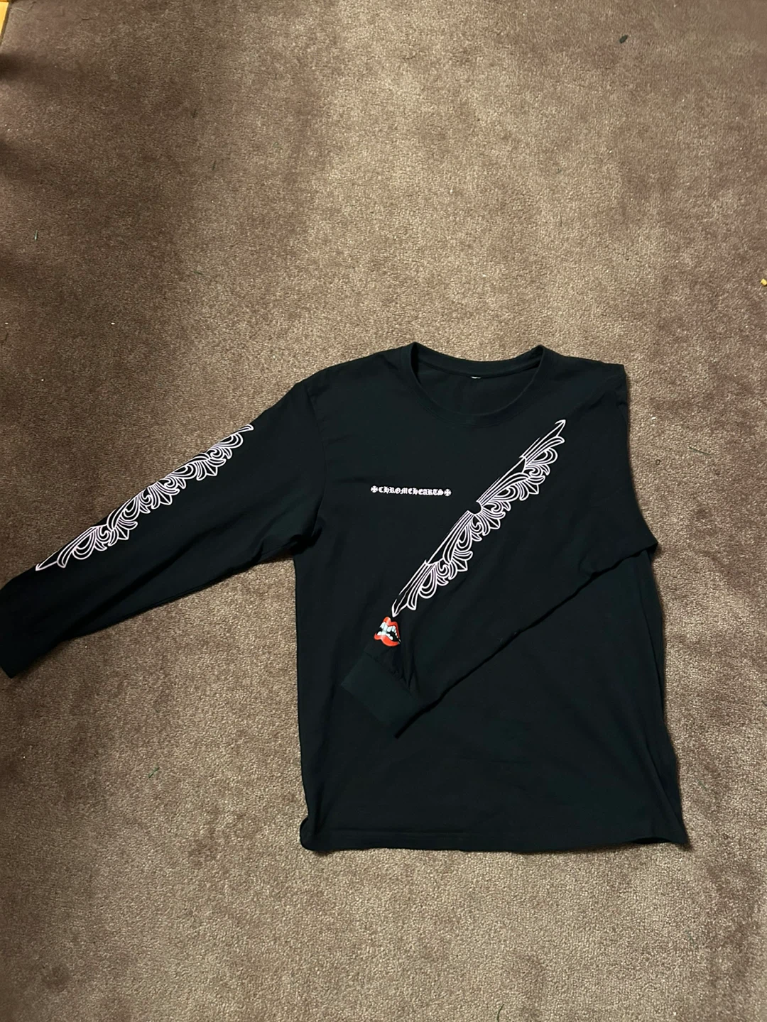 Chrome Hearts Black Long Sleeve Shirt
