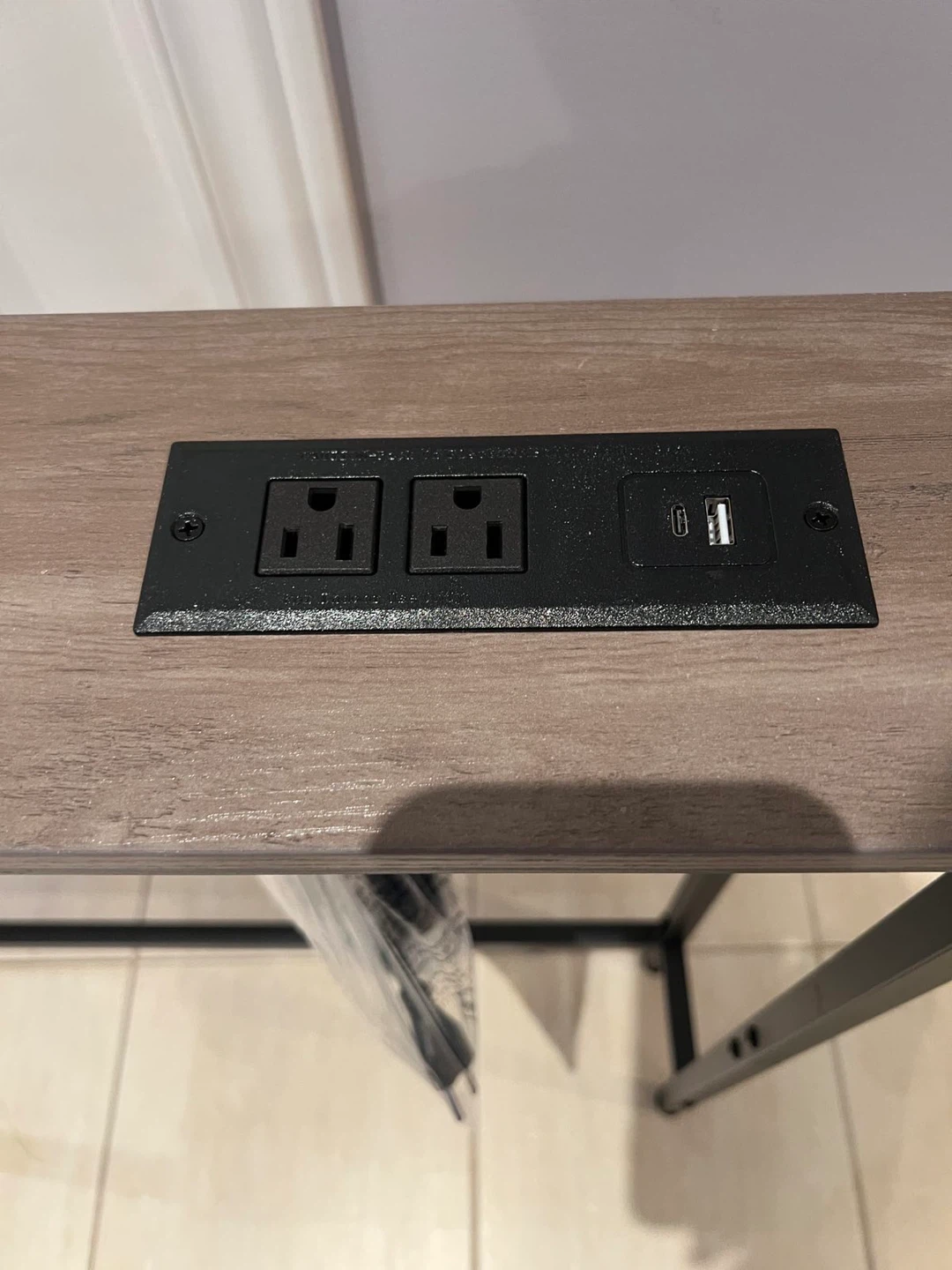 Console Table with Power Outlet - photo 3