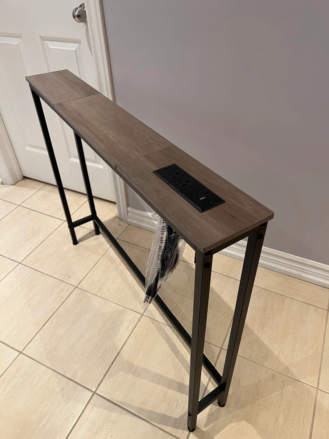 Console Table with Power Outlet - photo 4