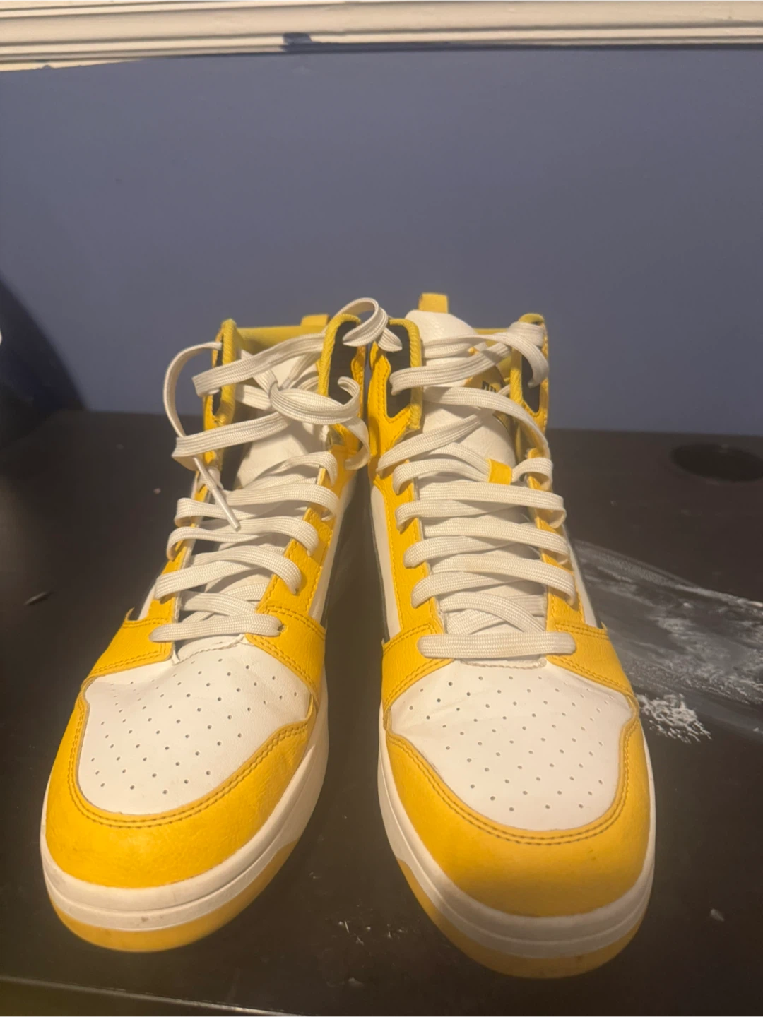 Puma Rebound Layup SL High-Top Sneakers - Yellow/Black - photo 5