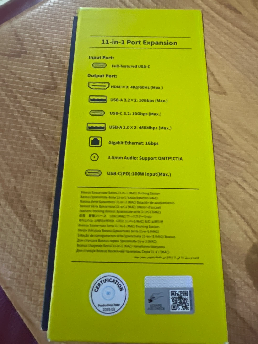 Baseus Spacemate Series 11-in-1 Docking Station - photo 4