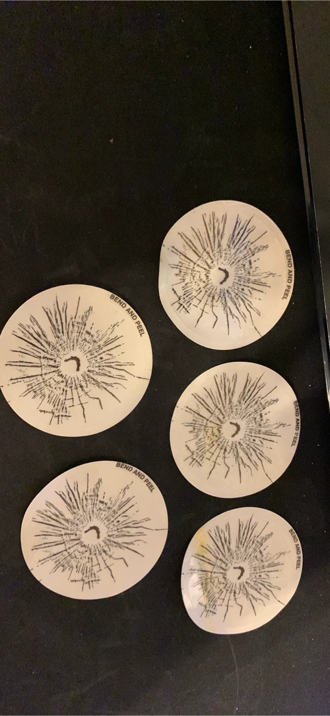 Bend and Peel Stickers gag stickers