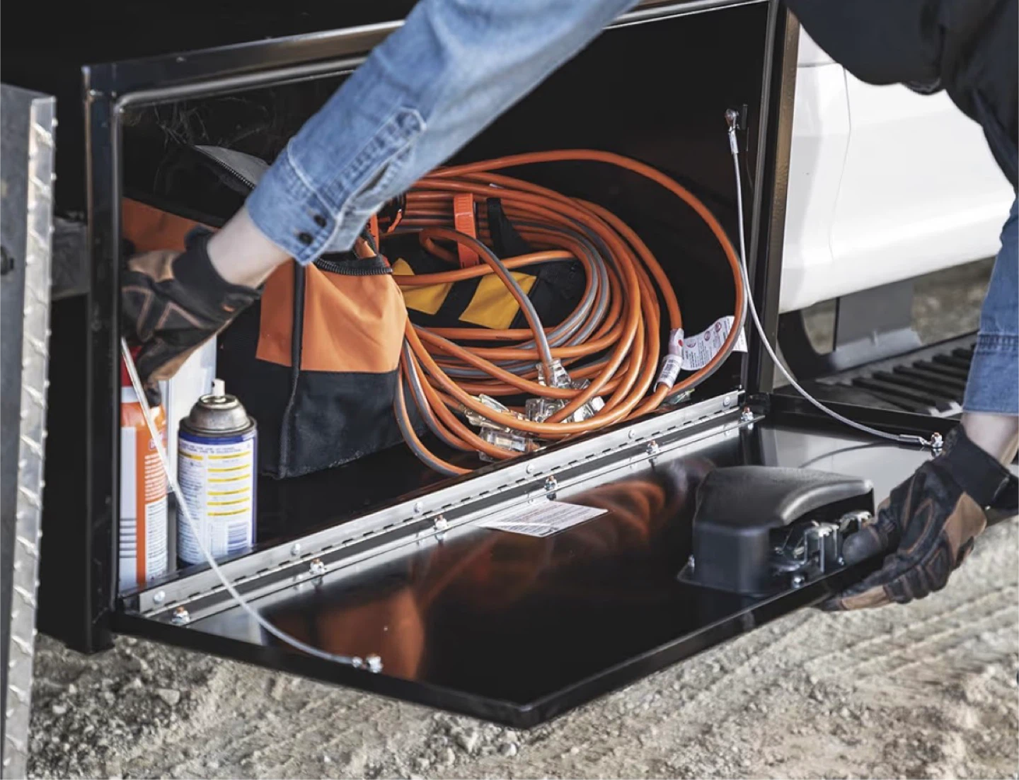 Buyers Products Black Steel Underbody Truck Box - photo 3