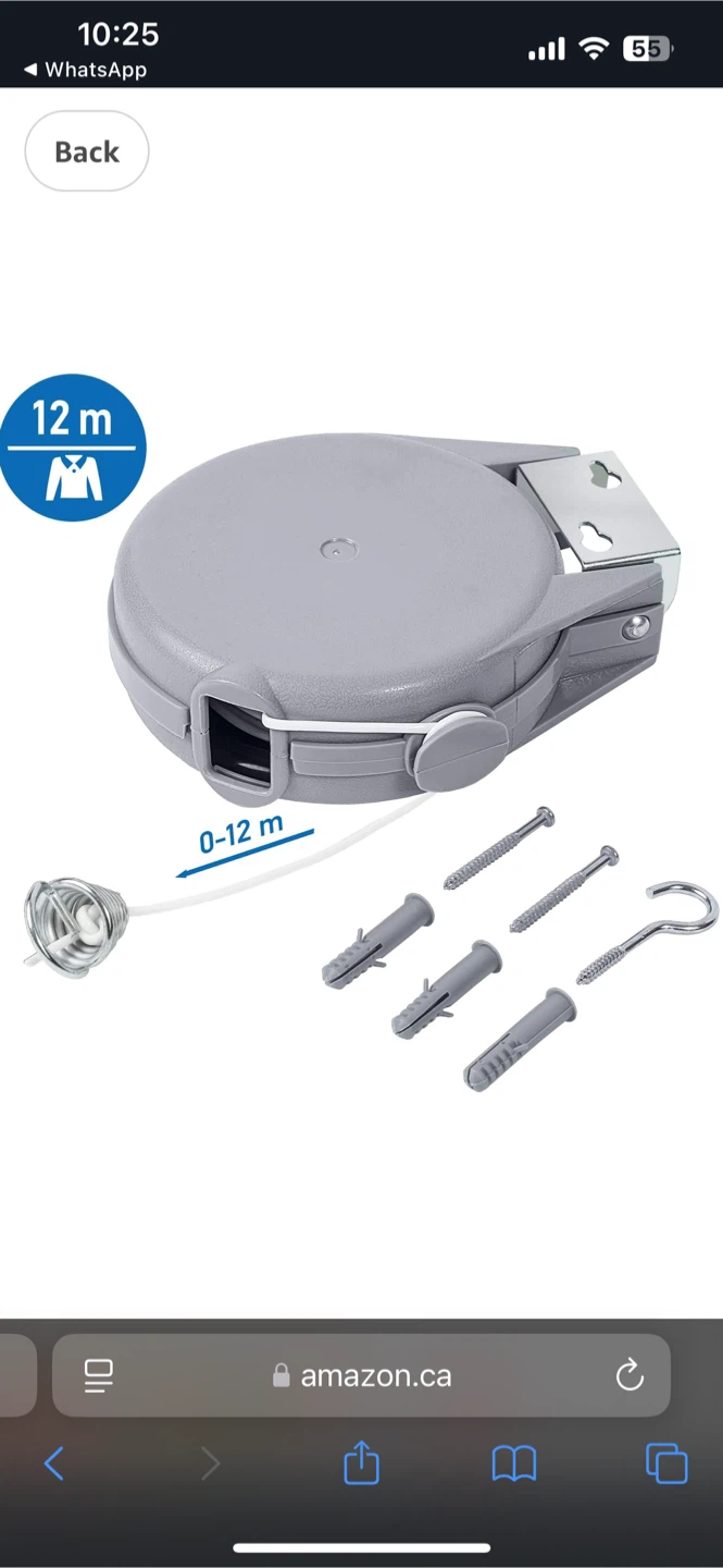 Retractable Outdoor Clothes Line (12m) - photo 5