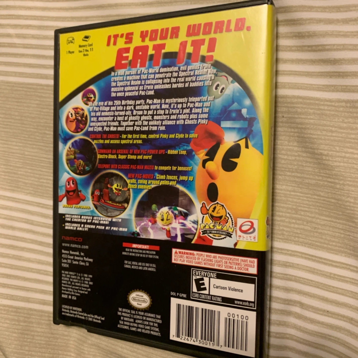 Pac-Man World 3 Nintendo GameCube Game - photo 2