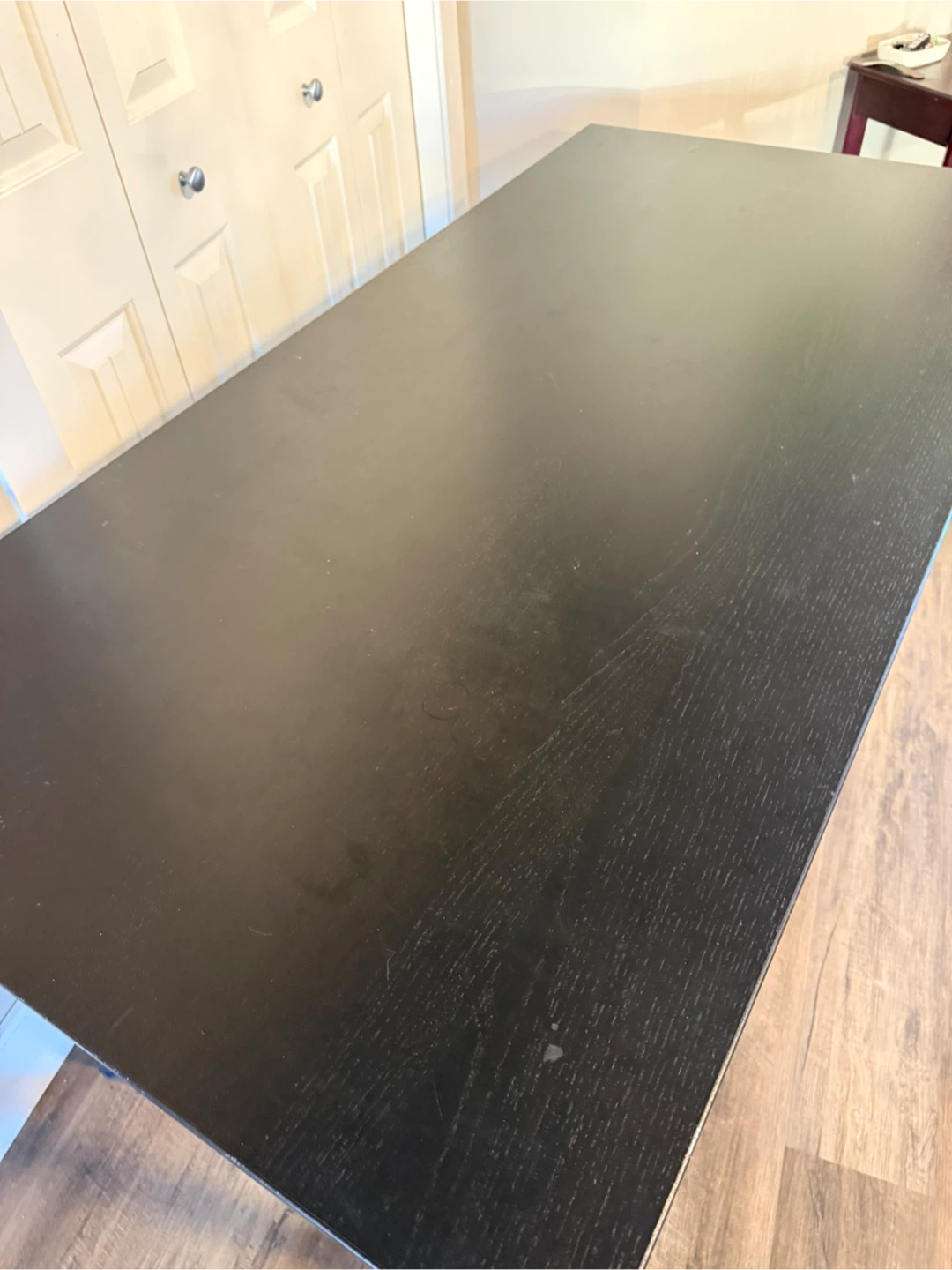Black Desk with Chrome Legs - photo 3