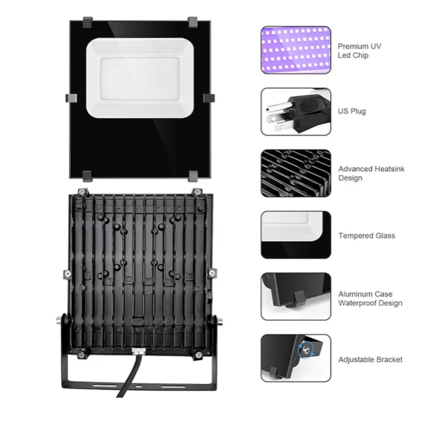 2 pack 300W , Commercial High Power LED - New - photo 5