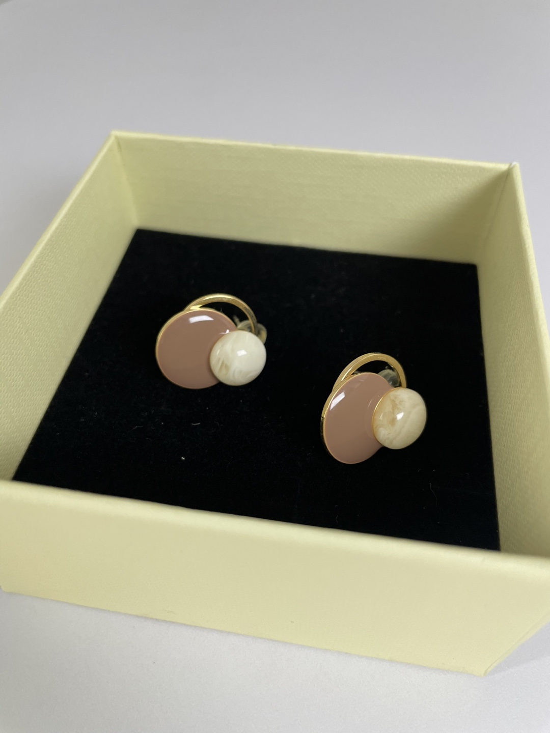 Cute Earrings - Brown & Gold - photo 4