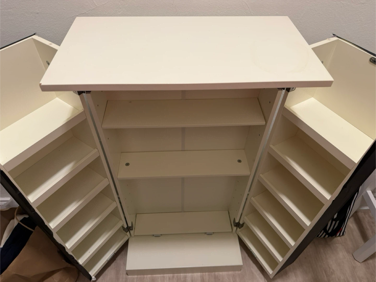 Black & White Cabinet Storage - photo 2