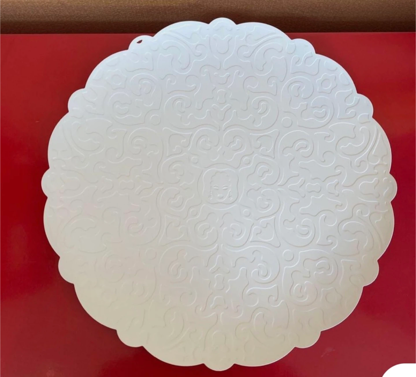 NEW ALESSI WHITE Round Tray by Marcel Wanders - photo 2