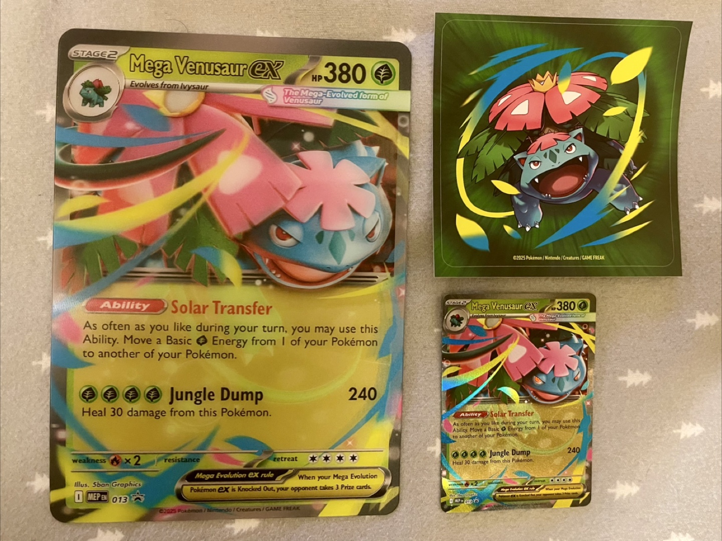 Pokemon Mega Venusaur ex Promos