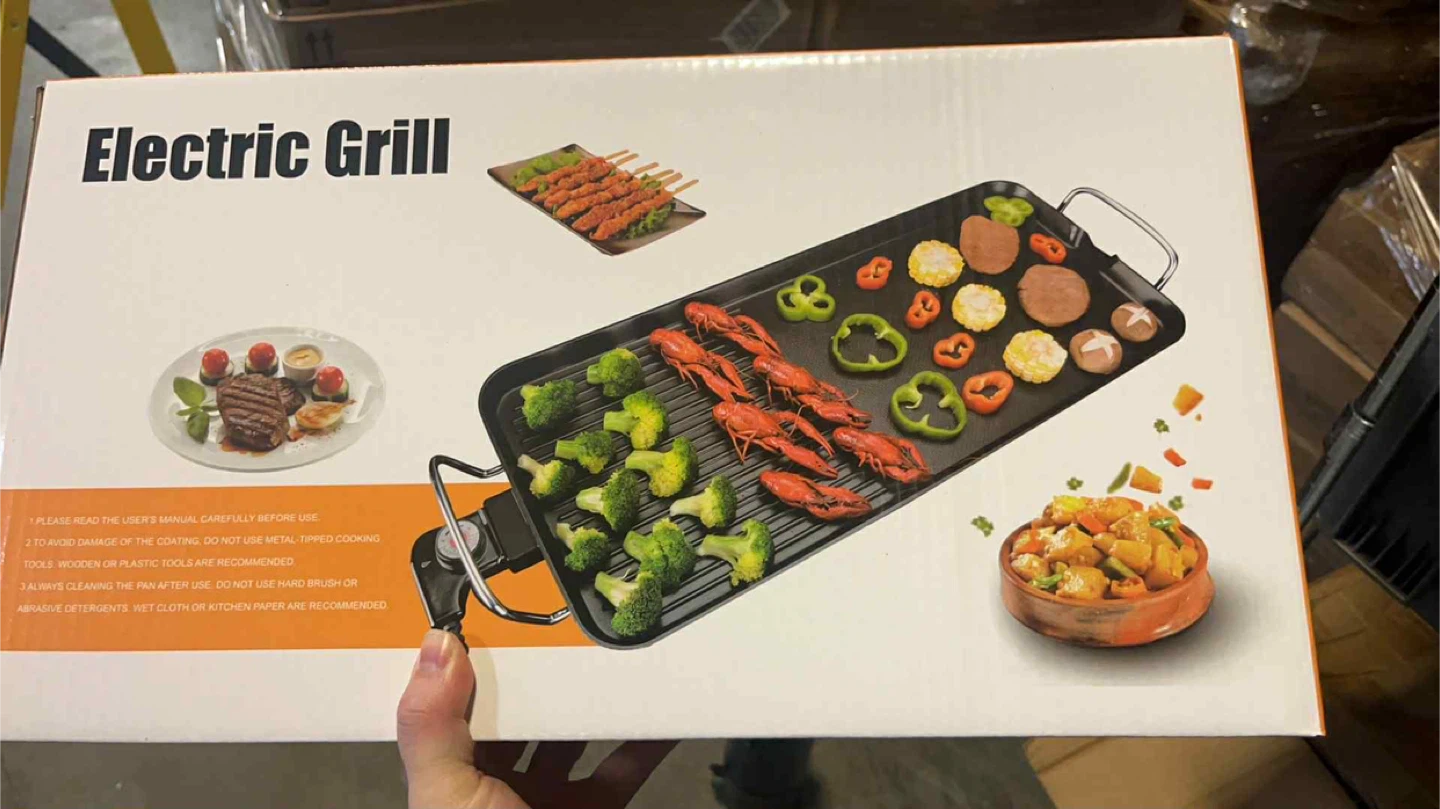 Electric Grill Non Stick Practical Multifunctional Stove