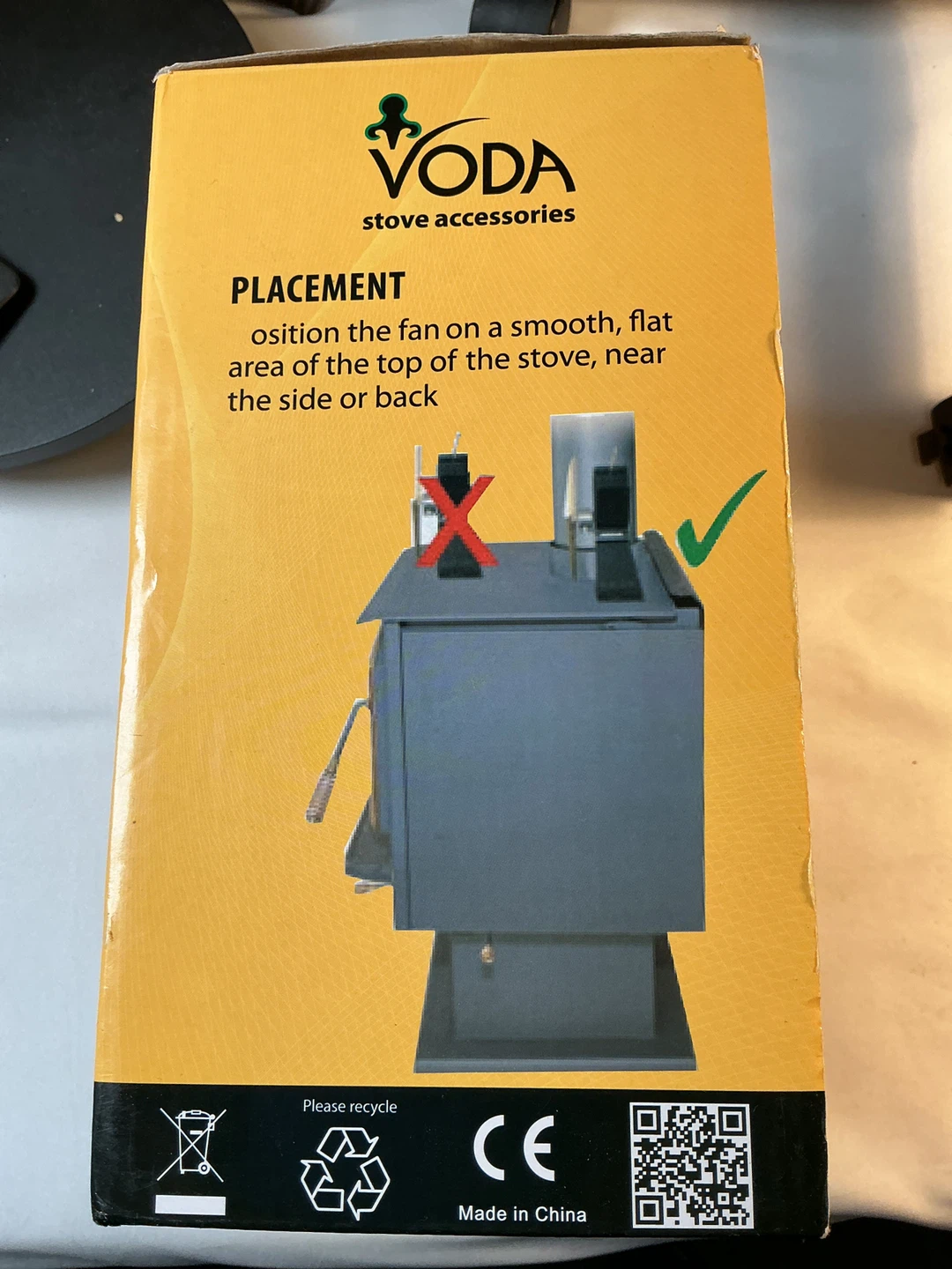 Voda Heat Powered Stove Fan - New in Box! - photo 3