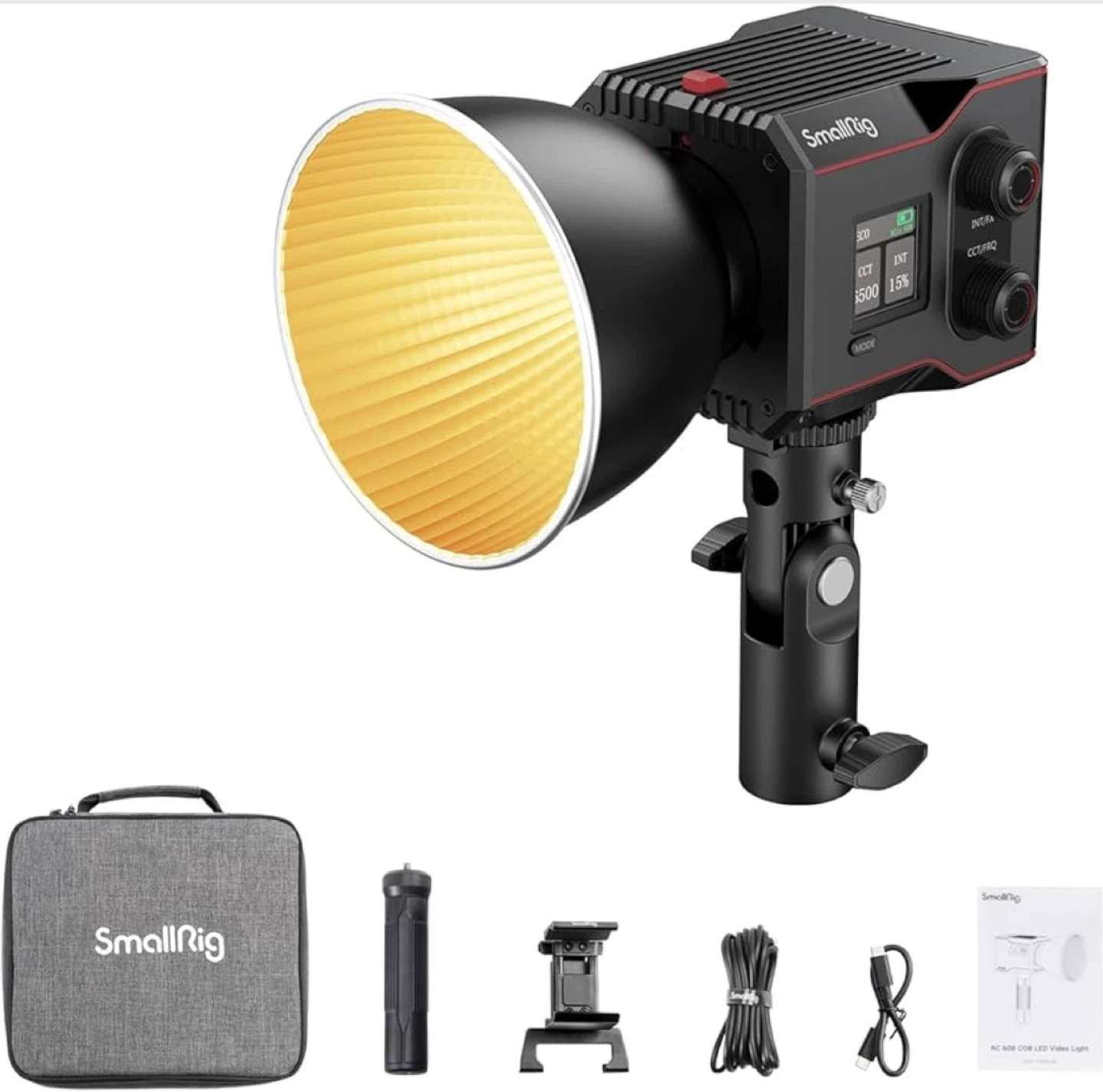 SMALLRIG RC 60B COB Video Light built-in 340AH Battery