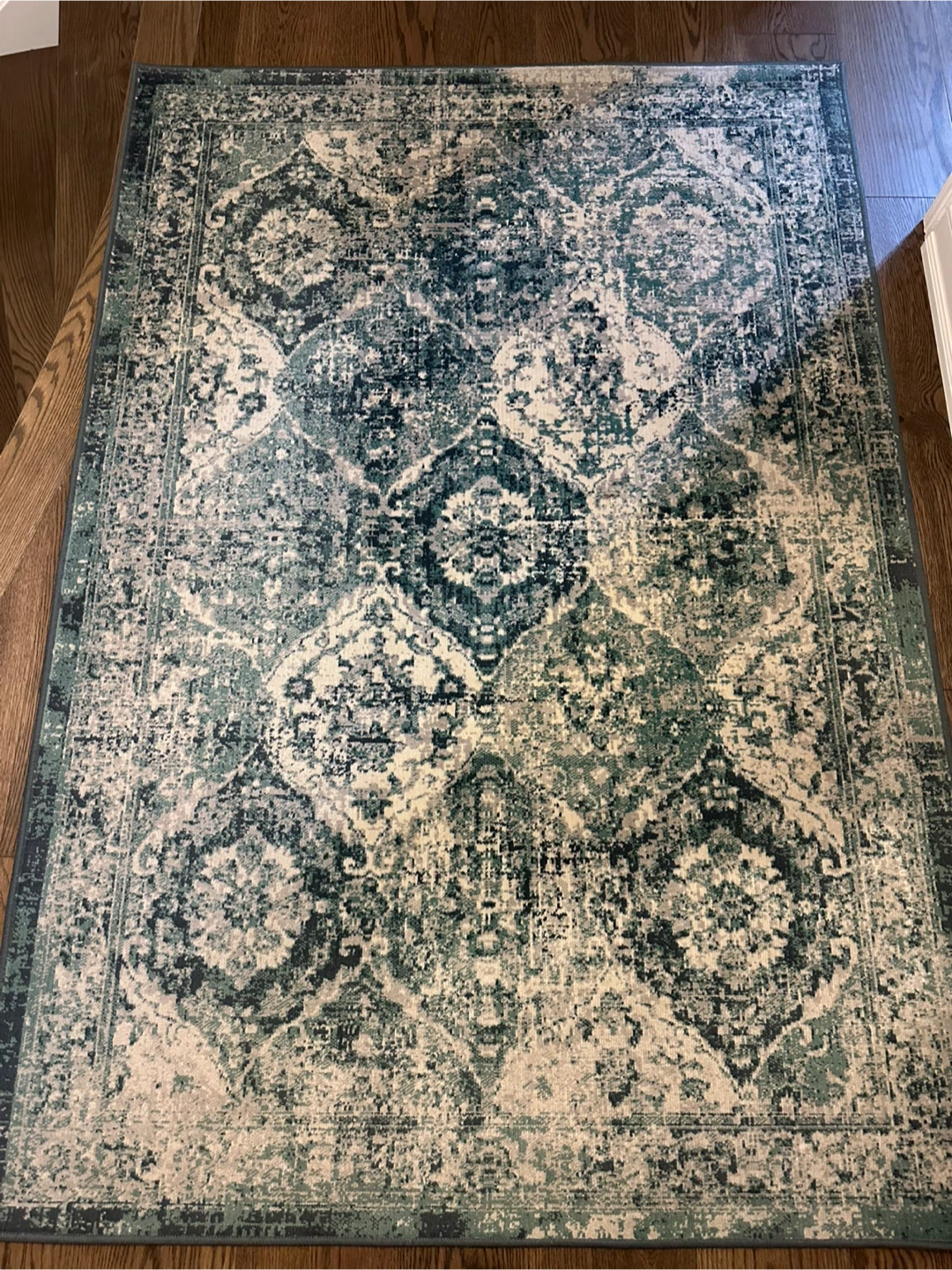 Area Rug - Blue & Green