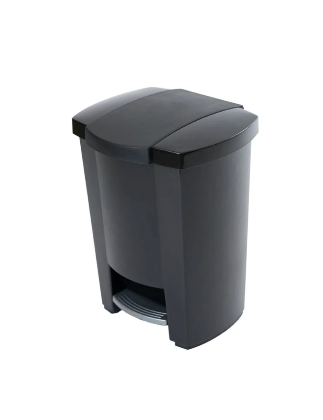 Black Step-On Trash Can 19L (new)