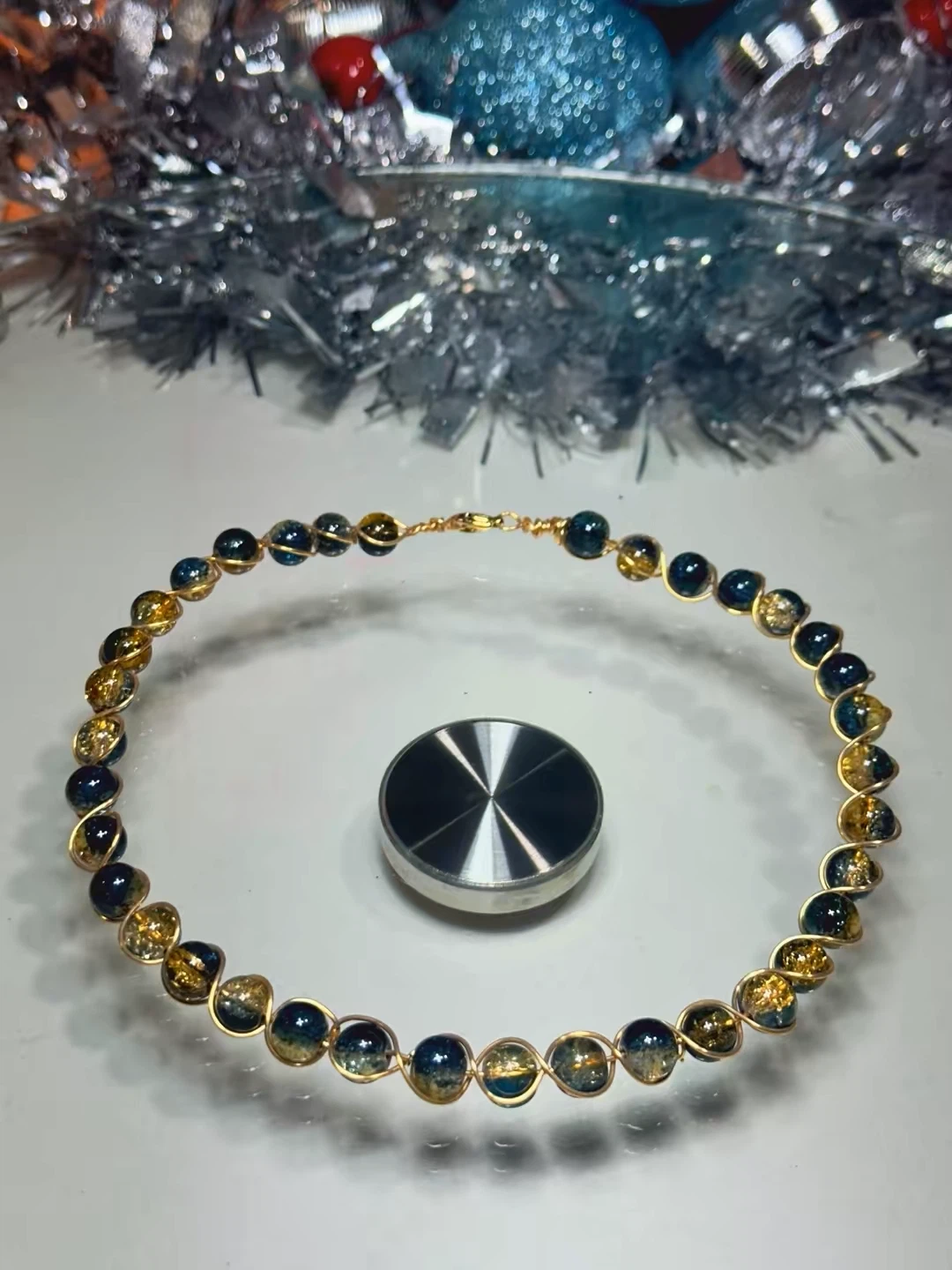 Handmade Beaded Choker Necklace