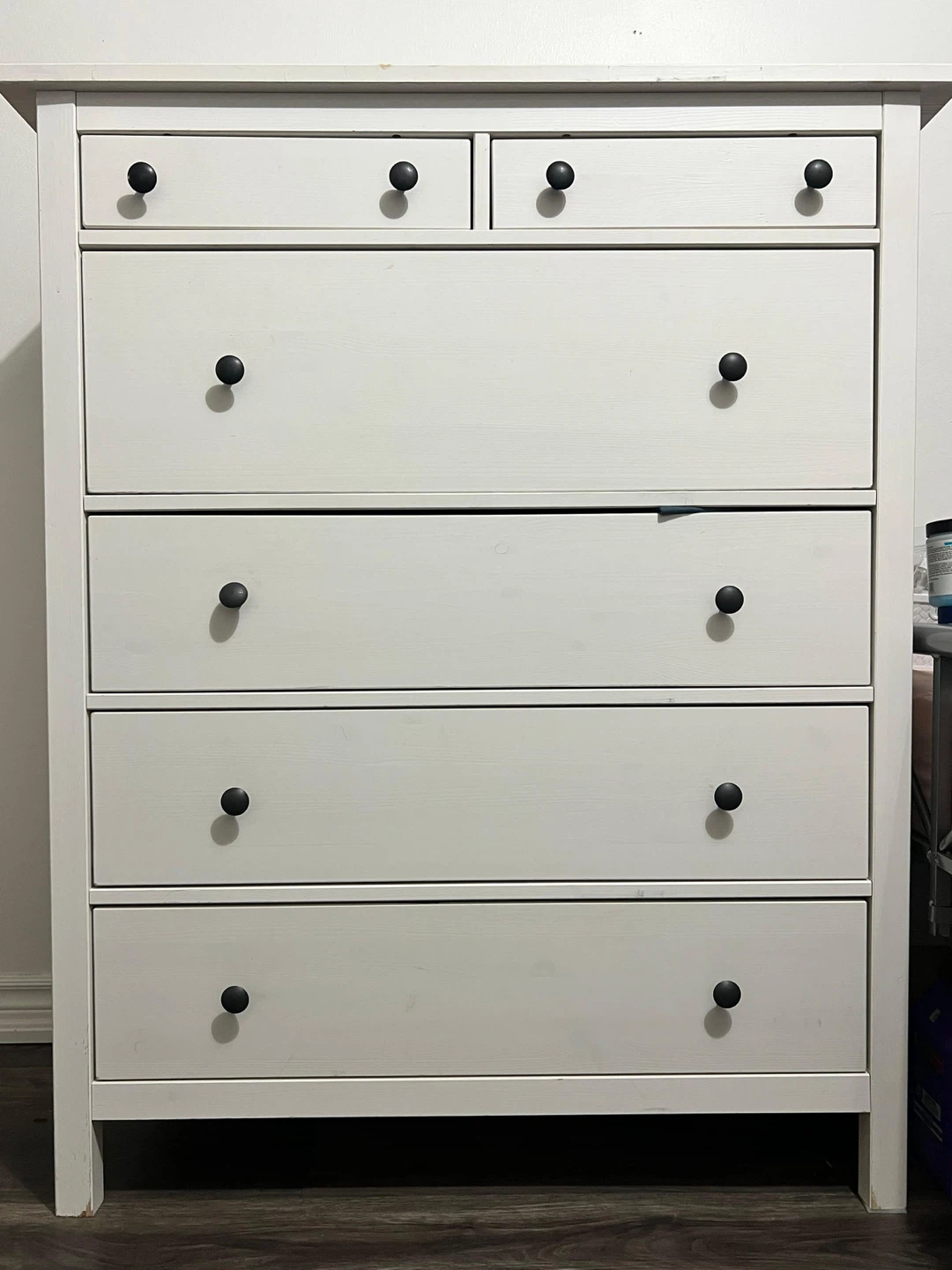 IKEA Hemnes White Chest of 6 Drawers - photo 3