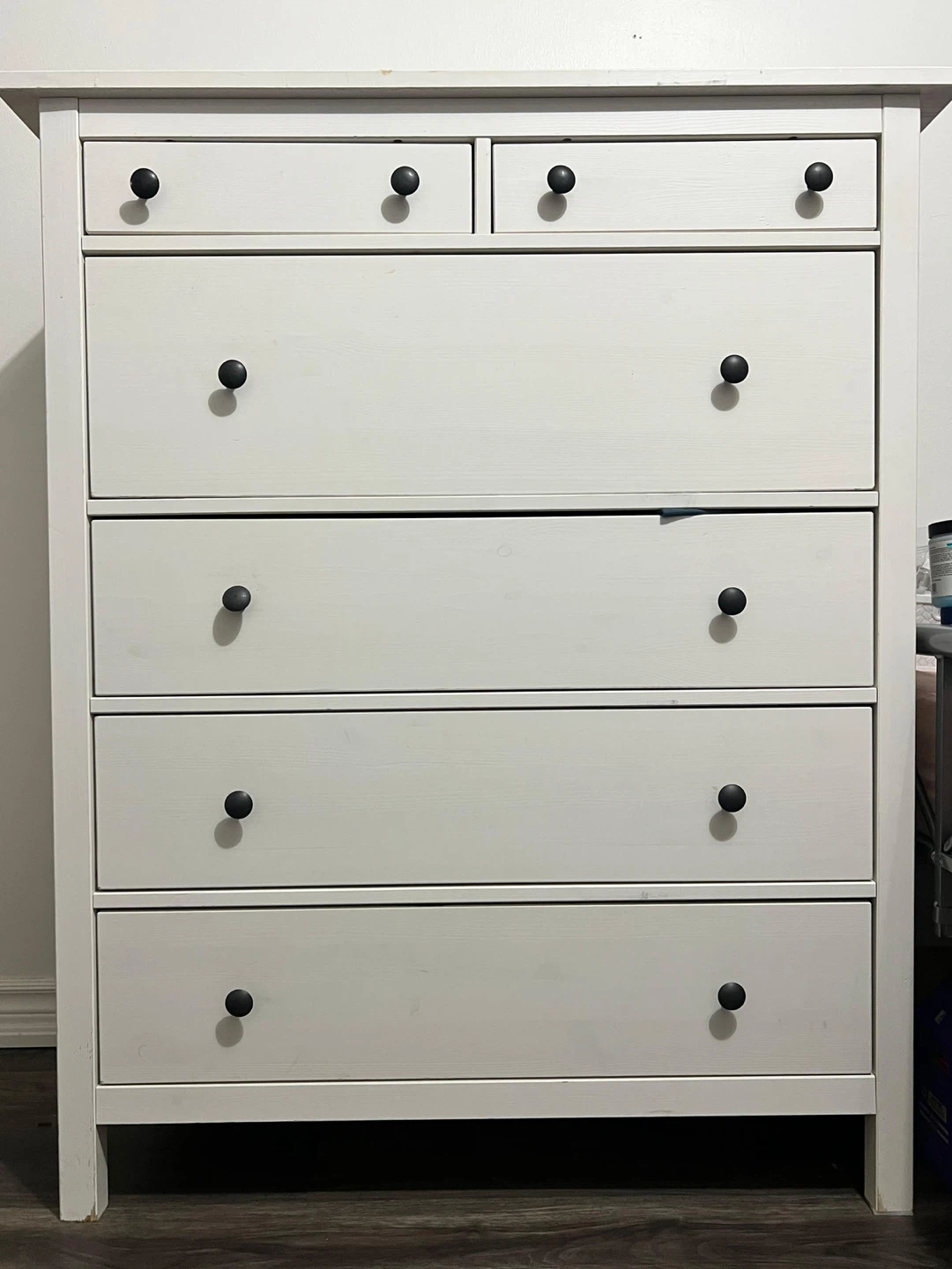 IKEA Hemnes White Chest of 6 Drawers - photo 2