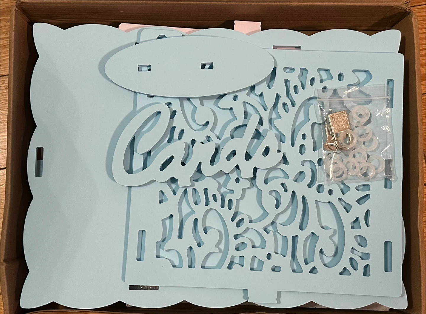 Light Blue PVC Card Box - photo 2