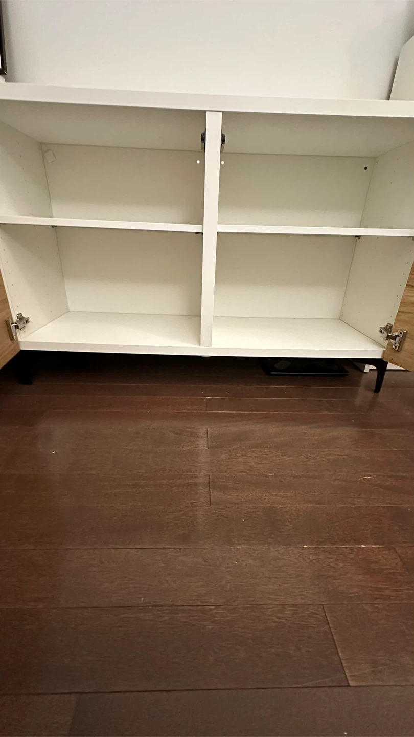 IKEA Besta Storage Cabinet - Oak/White - photo 5