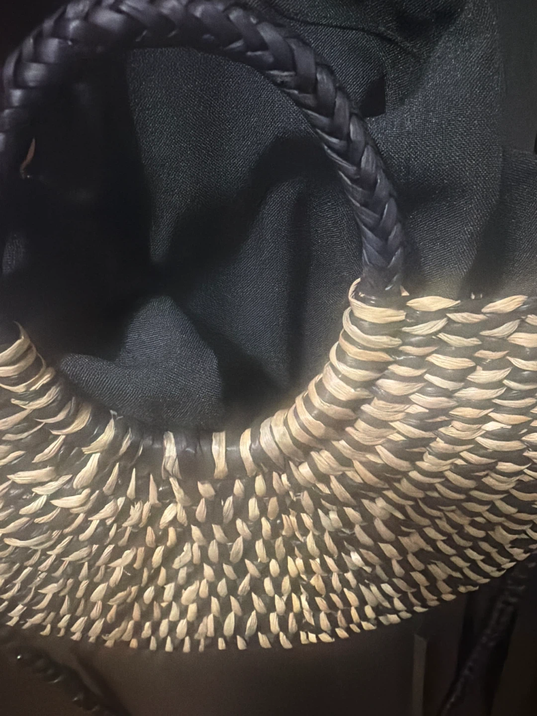 Woven Straw Handbag - photo 2
