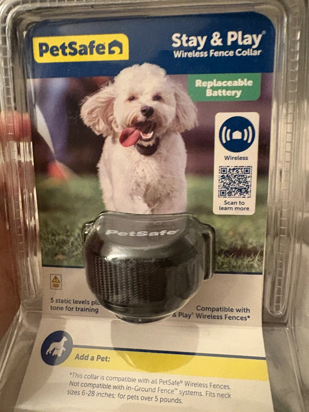 New PetSafe Stay & Play Wireless Fence Collar