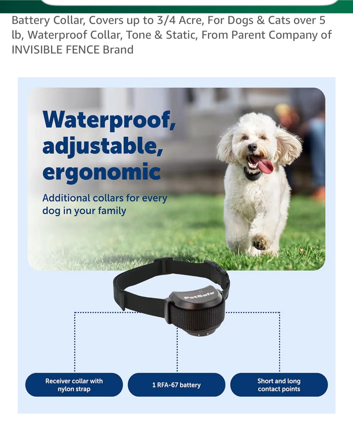 New PetSafe Stay & Play Wireless Fence Collar - photo 5