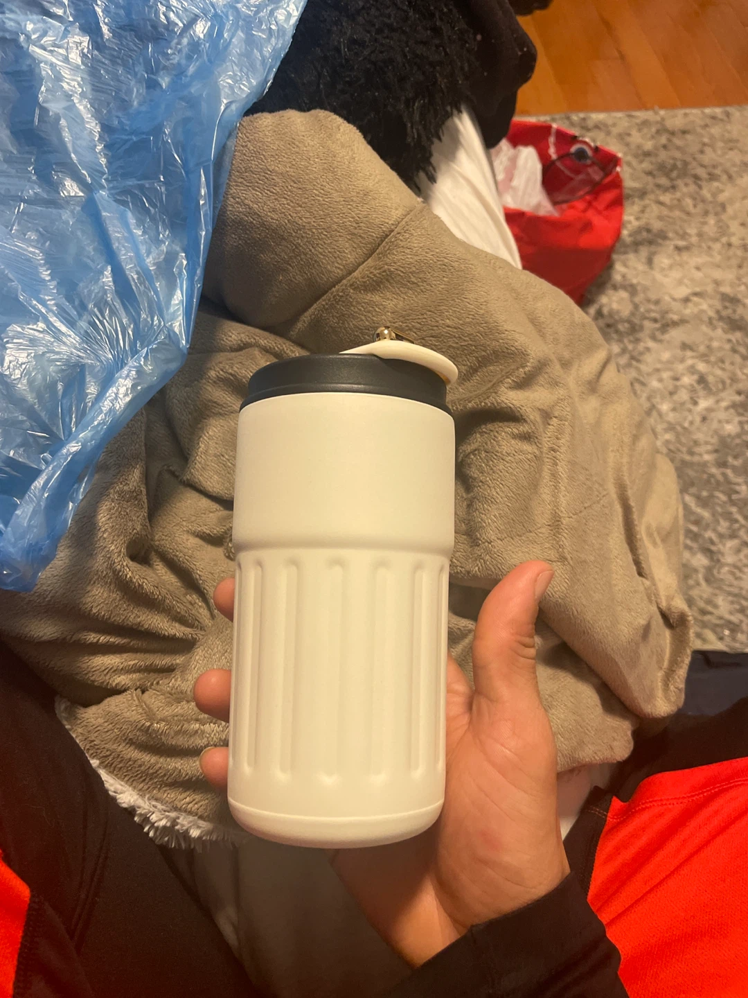 White Travel Coffee Mug