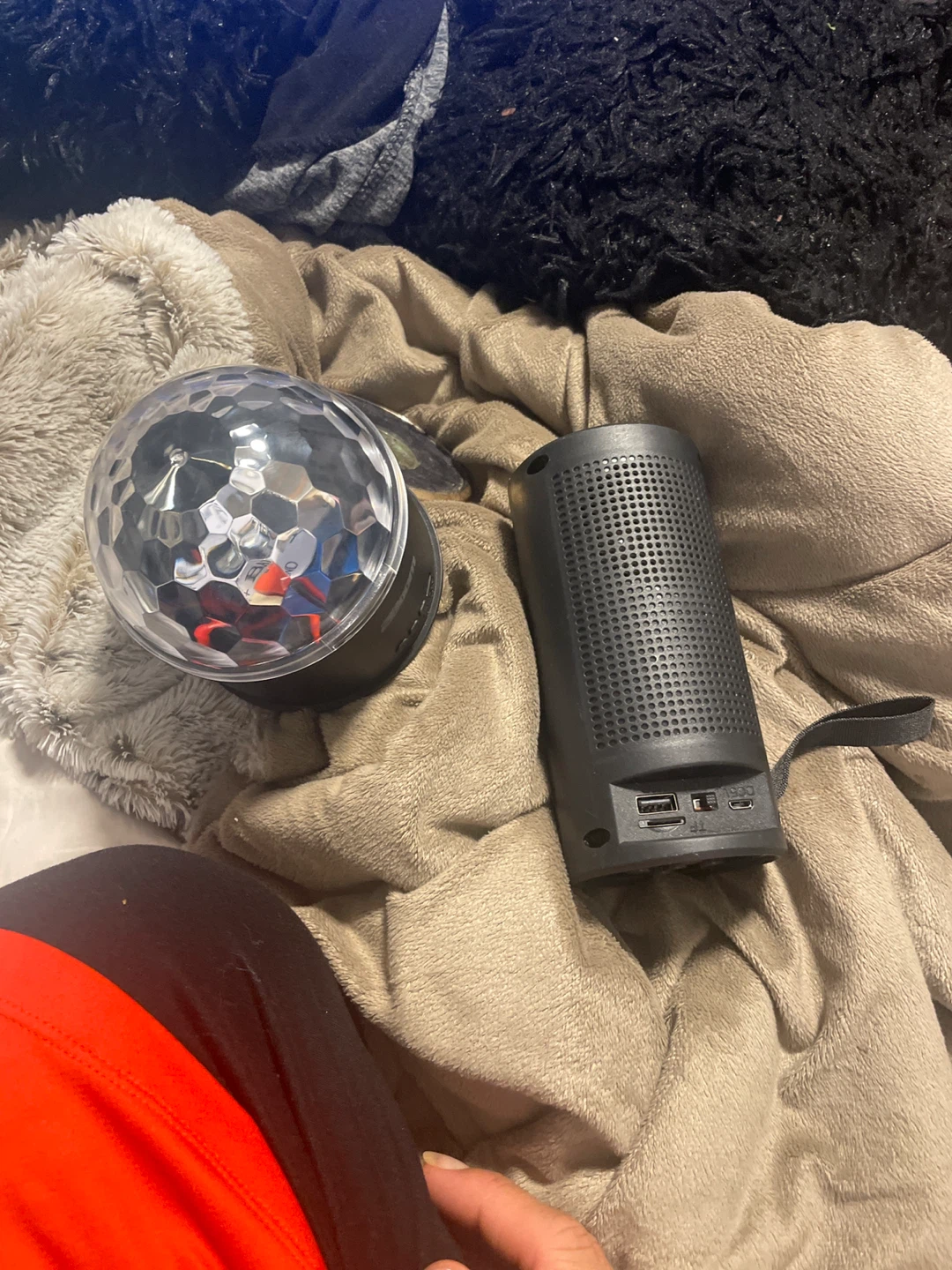 2Boom Portable Bluetooth Speaker & Disco Ball Light - photo 2