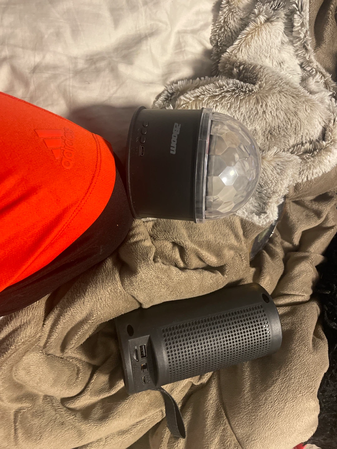 2Boom Portable Bluetooth Speaker & Disco Ball Light