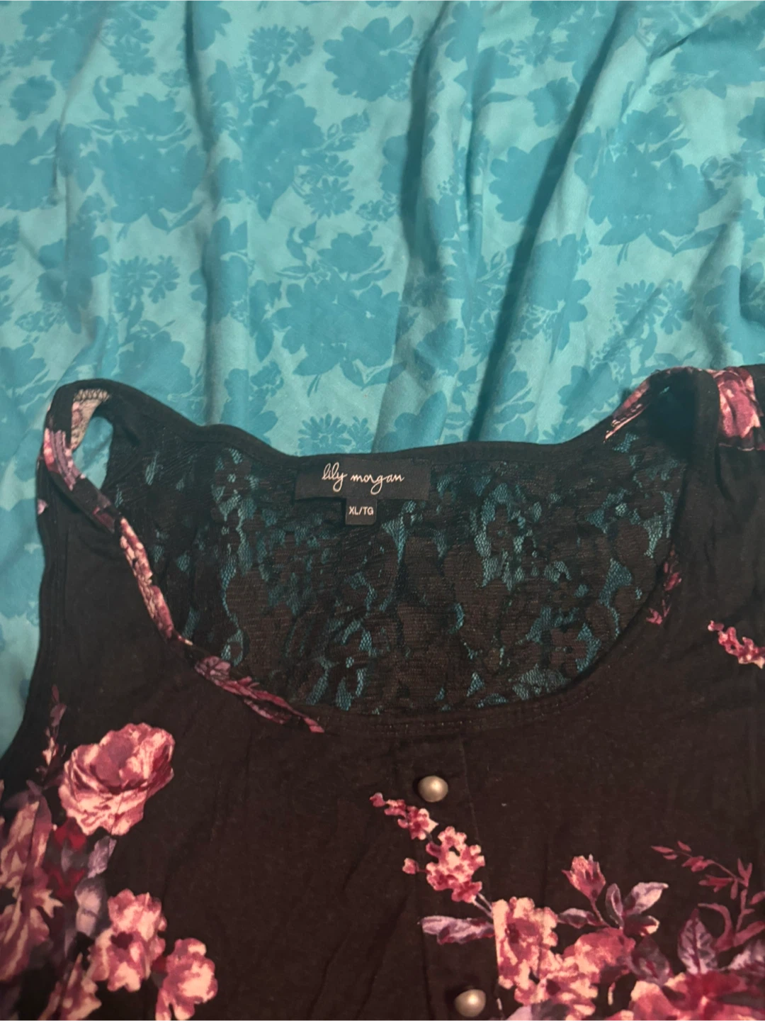 Lily Morgan Floral Tank Top - XL/TG - photo 2