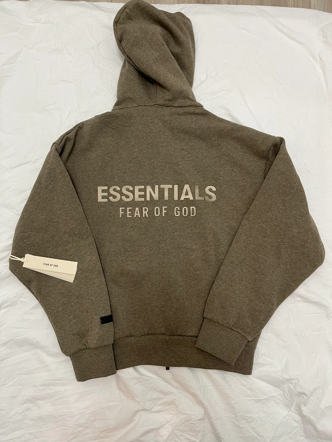 Fear of God Essentials Full Zip Hoodie - photo 4