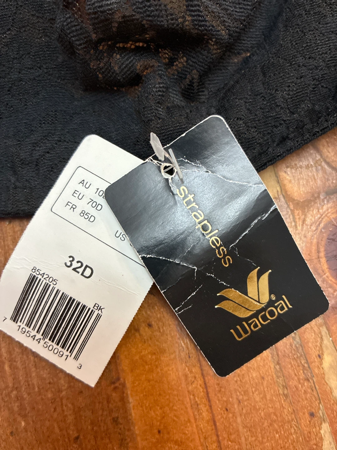 New Wacoal Strapless Bra - Size 32D - photo 2