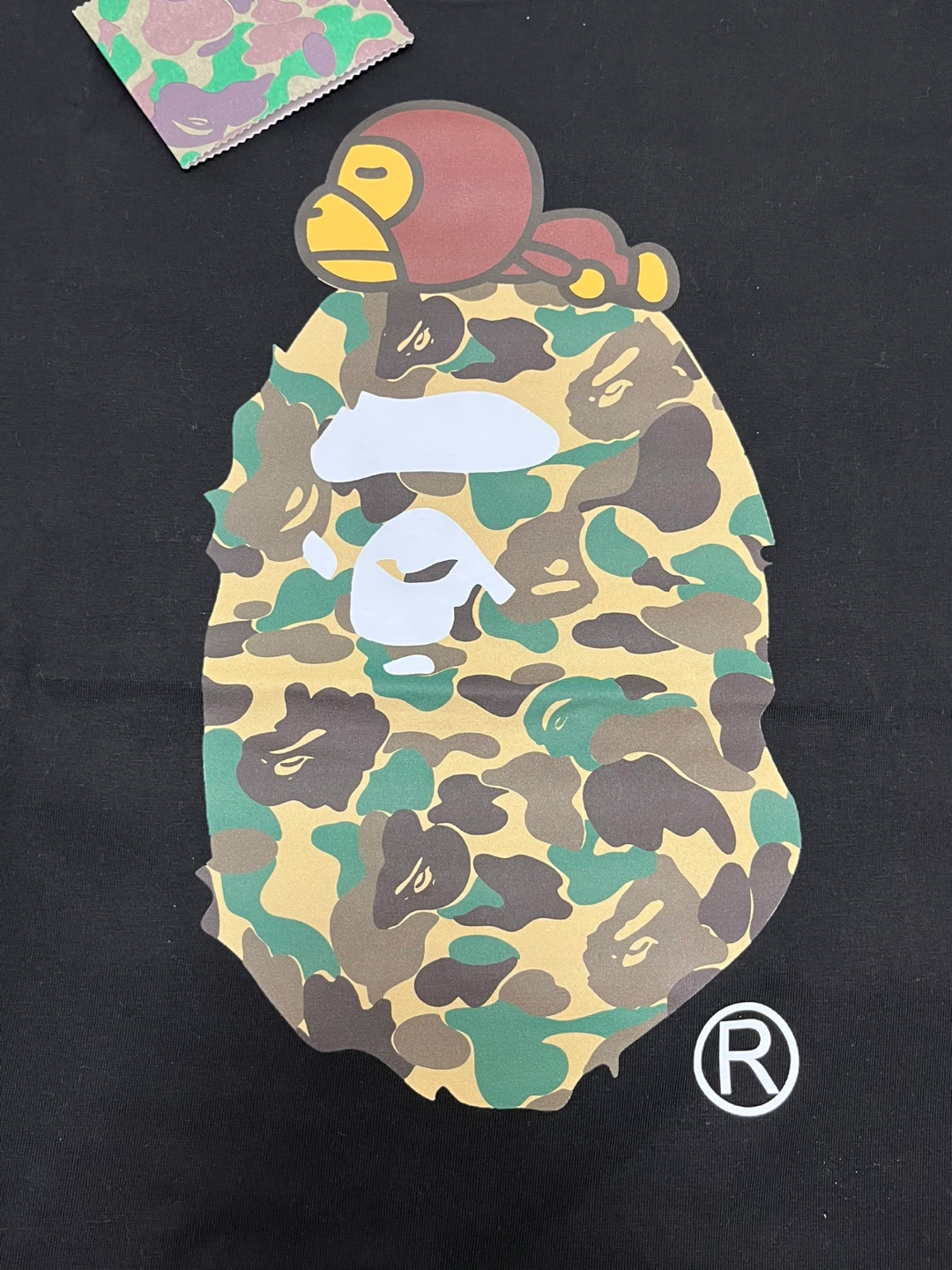 New A Bathing Ape BAPE Black Camo Tee - Size M - photo 3