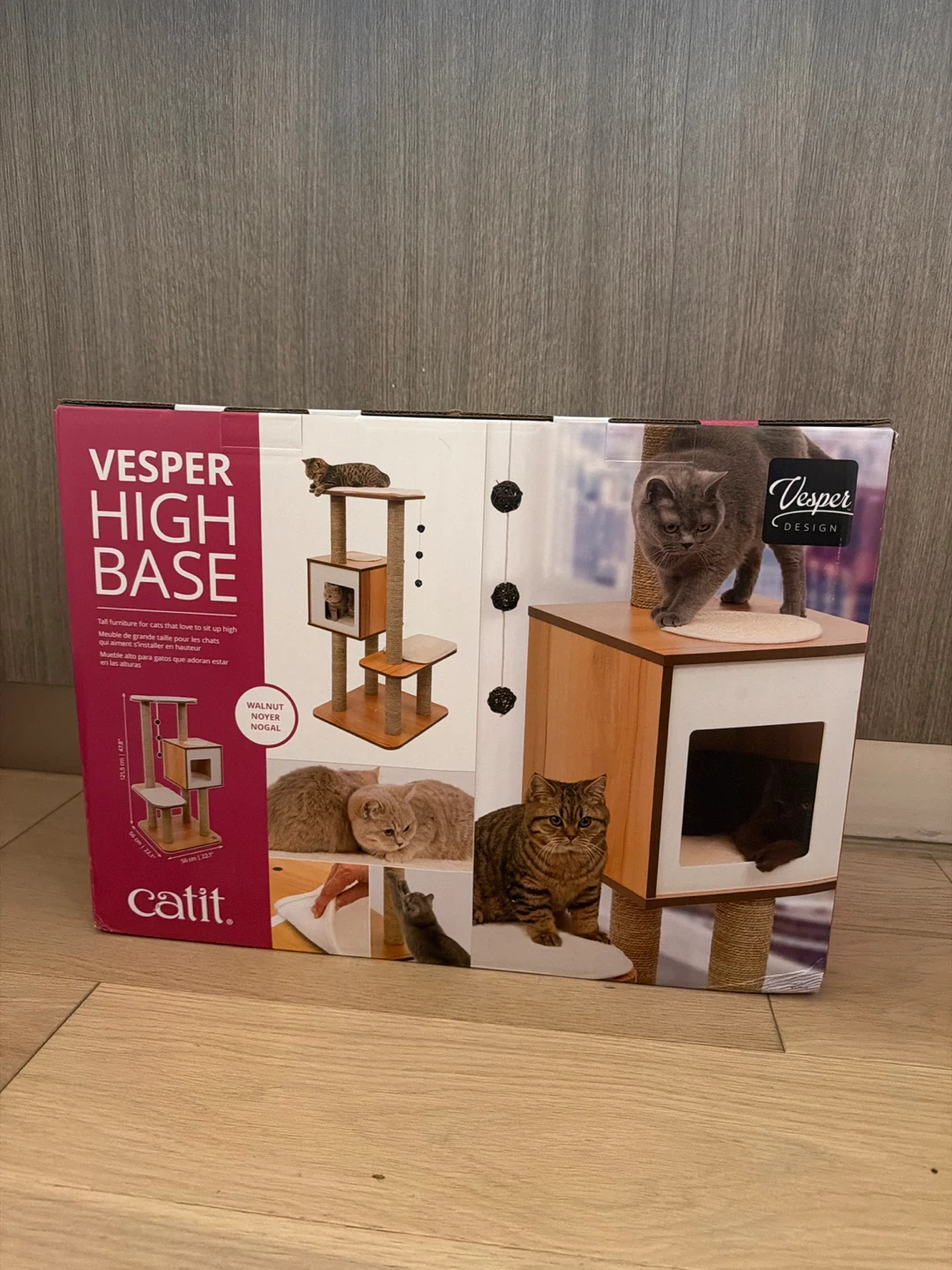 Vesper High Base Cat Tree by Catit