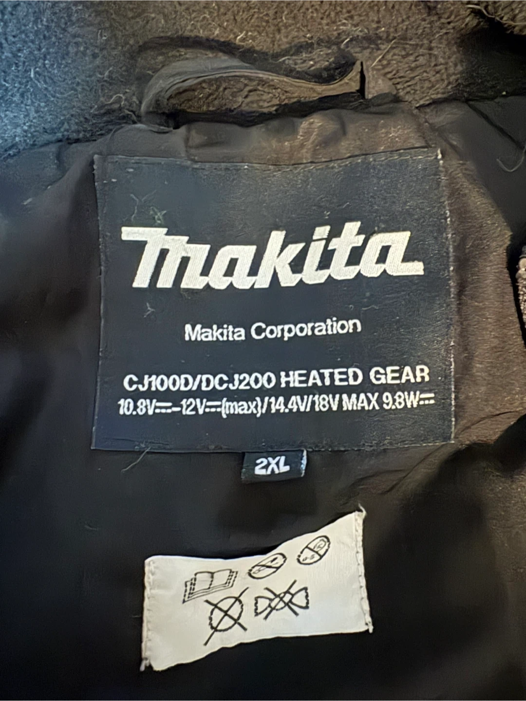 Makita CJ100D Heated Gear Jacket - 2XL