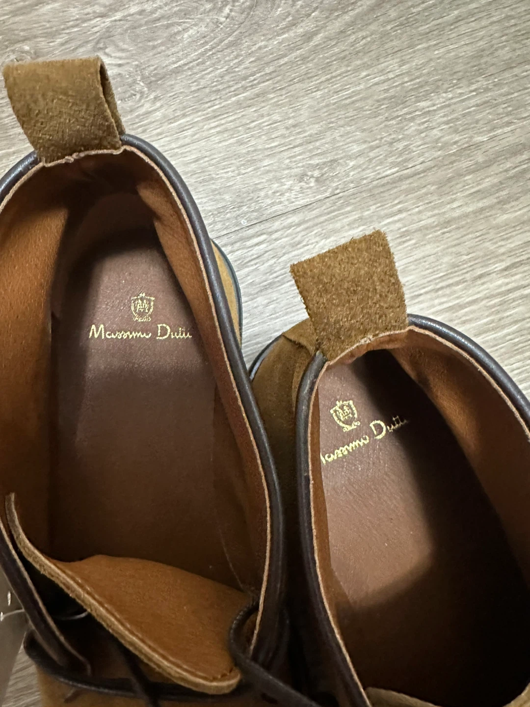 Massimo Dutti Brown Suede Chukka Boots - Size 41 - photo 2