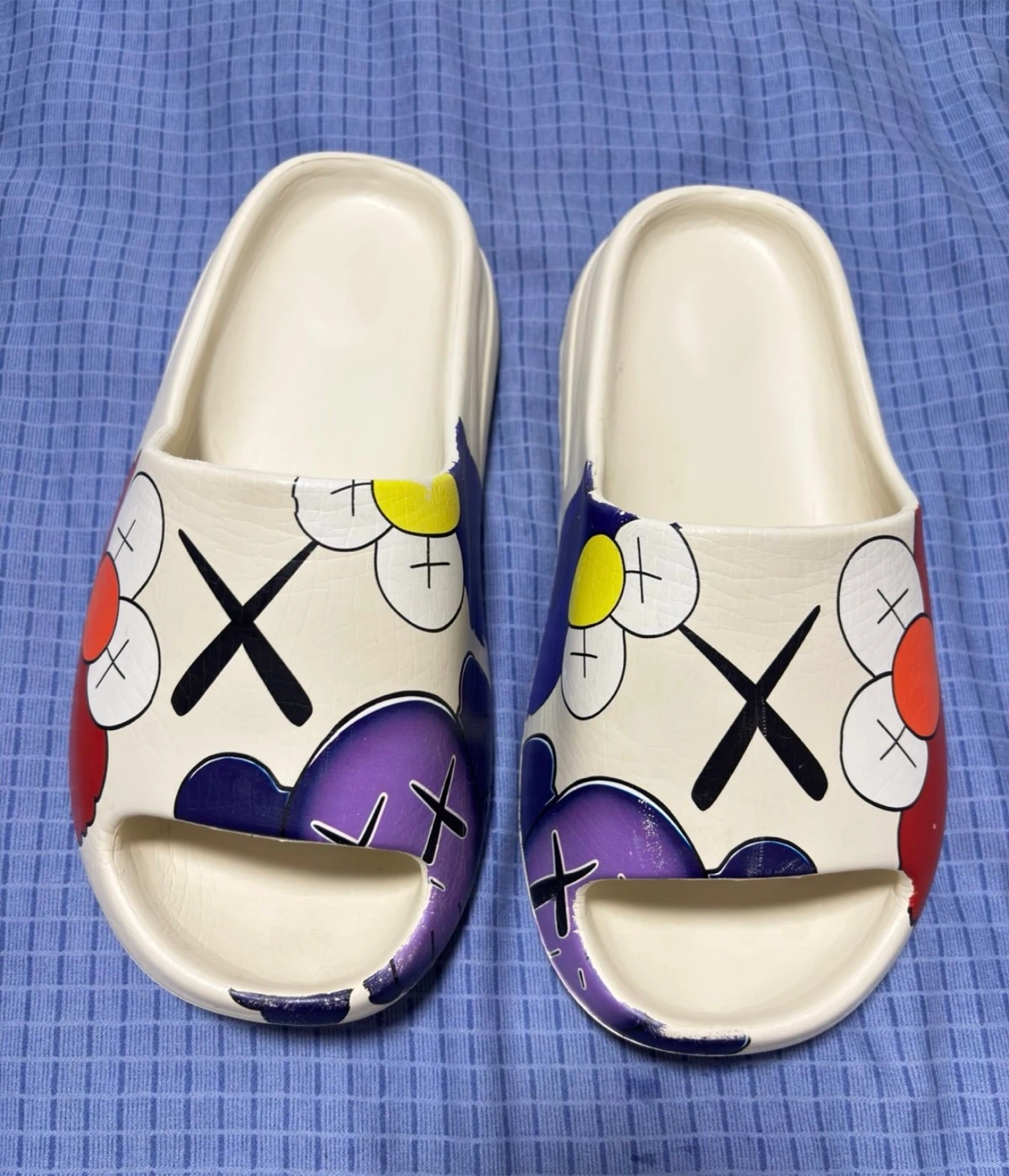 KAWS Elmo Pillow Moon Slippers Slides Sandals Yeezy style - photo 2