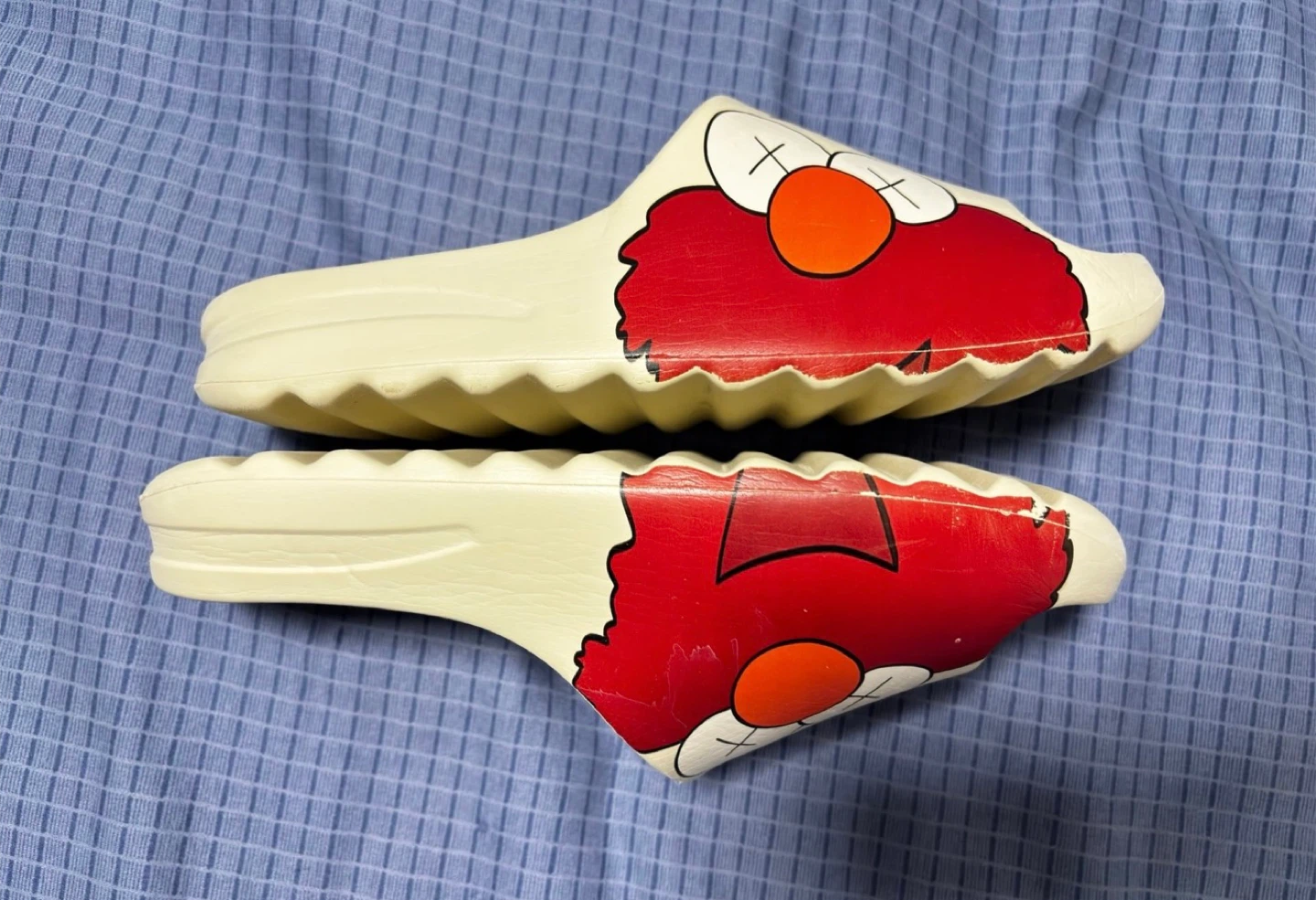 KAWS Elmo Pillow Moon Slippers Slides Sandals Yeezy style - photo 5